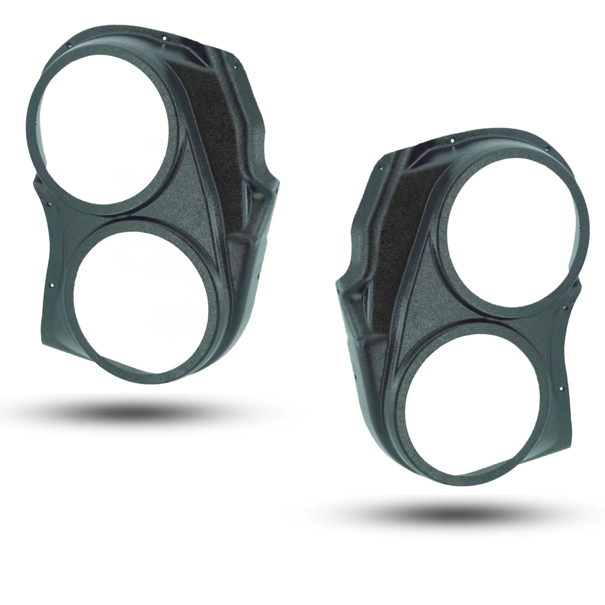 Front Door Dual 8.0 in Speaker Pods for 2004-2007 Infiniti QX56 Nissan Armada Titan Front Door Custom Speaker Pods for the 2004-2007 Infiniti QX56 Nissan Armada Titan to hold Dual 8.0 in speakers for car audio installation upgrade