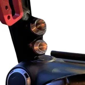 A-Pillar Custom Speaker Pods for the 2007-2010 Jeep Wrangler to hold Dual 2.0 in  speakers for car audio installation upgrade