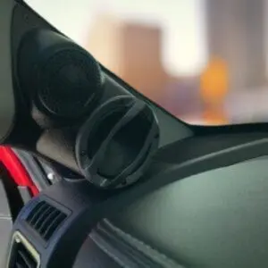 A-Pillar Custom Speaker Pods for the 2009-2018 Dodge Ram to hold 3.5 in and 2.0 in  speakers for car audio installation upgrade