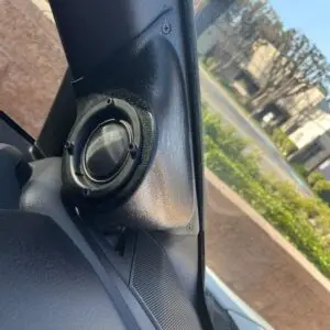 A-Pillar Custom Speaker Pods for the 2016-2023 Toyota Tacoma to hold 3.5 in  speakers for car audio installation upgrade