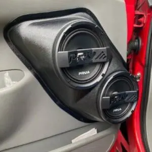 Front Door Custom Speaker Pods for the 1999-2007 Ford Excursion F-250F-350 to hold Dual 6.5 in  speakers for car audio installation upgrade