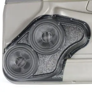 Front Door Custom Speaker Pods for the 2000-2005 Chevrolet Impala to hold Dual 6.5 in  speakers for car audio installation upgrade