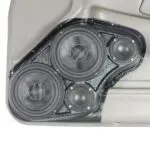 Front Door Custom Speaker Pods for the 2000-2005 Chevrolet Impala to hold Dual 6.5 in and Dual 3.5 in speakers for car audio installation upgrade
