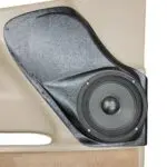 Front Door Custom Speaker Pods for the 2000-2006 Cadillac Escalade Chevrolet Avalanche Silverado Tahoe Suburban GMC Sierra Yukon to hold 6.5 in and 5.25 in  speakers for car audio installation upgrade