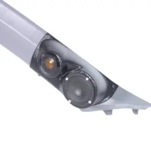 A-Pillar Custom Speaker Pods for the 2002-2006 Honda CRV to hold 3.5 in and 2.0 in  speakers for car audio installation upgrade