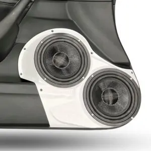 Front Door Custom Speaker Pods for the 2003-2007 Honda Accord to hold Dual 6.5 in  speakers for car audio installation upgrade
