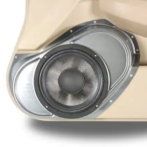 Front Door Custom Speaker Pods for the 2003-2007 Honda Accord to hold 8.0 in  speakers for car audio installation upgrade