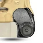 Front Door Custom Speaker Pods for the 2004-2007 Infiniti QX56 Nissan Armada Titan to hold 6.5 in  speakers for car audio installation upgrade