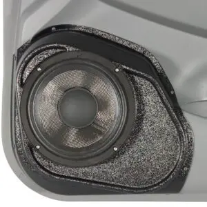 Front Door Custom Speaker Pods for the 2005-2008 Toyota Tacoma to hold 8.0 in  speakers for car audio installation upgrade