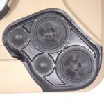 Front Door Custom Speaker Pods for the 2006-2007 Hummer H3 to hold Dual 6.5 in and Dual 3.5 in  speakers for car audio installation upgrade