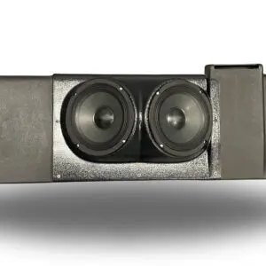 Tail Panel Custom Speaker Pods for the 2007-2009 Chevrolet Silverado GMC Sierra to hold 6.5 in speakers for car audio installation upgrade