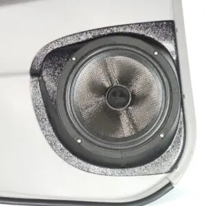 Rear Door Custom Speaker Pods for the 2007-2011 Toyota Camry to hold 8.0 in  speakers for car audio installation upgrade