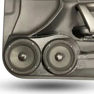 Front Door Custom Speaker Pods for the 2008-2012 Honda Accord to hold Dual 6.5 in  speakers for car audio installation upgrade