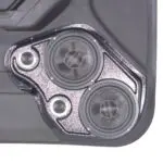 Front Door Custom Speaker Pods for the 2008-2010 Hummer H3 to hold Dual 6.5 in and Dual 2.0 in  speakers for car audio installation upgrade