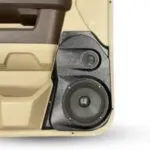Front Door Custom Speaker Pods for the 2009-2018 Dodge Ram to hold 6.5 in and 2.0 in  speakers for car audio installation upgrade