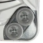 Front Door Custom Speaker Pods for the 2009-2015 Toyota Tacoma to hold Dual 6.5 in speakers for car audio installation upgrade