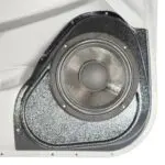 Front Door Custom Speaker Pods for the 2009-2015 Toyota Tacoma to hold 8.0 in speakers for car audio installation upgrade