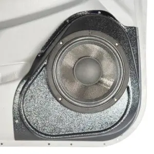 Front Door Custom Speaker Pods for the 2009-2015 Toyota Tacoma to hold 8.0 in  speakers for car audio installation upgrade