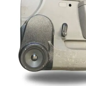Front Door Custom Speaker Pods for the 2010-2013 Chevrolet Silverado GMC Sierra to hold 6.5 in speakers for car audio installation upgrade