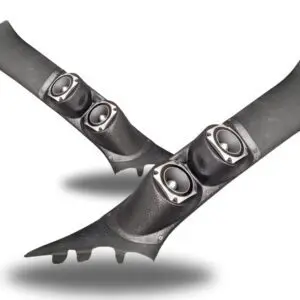 A-Pillar Custom Speaker Pods for the 2011-2023 Chrysler 300C Dodge Charger to hold Dual 3.5 in  speakers for car audio installation upgrade