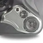 Front Door Custom Speaker Pods for the 2013-2018 Nissan Altima to hold 6.5 in and 3.5 in and 2.0 in speakers for car audio installation upgrade