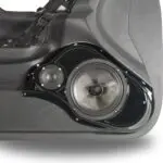 Front Door Custom Speaker Pods for the 2013-2018 Nissan Altima to hold 8.0 in and 3.5 in speakers for car audio installation upgrade