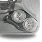 Front Door Custom Speaker Pods for the 2013-2018 Nissan Altima to hold Dual 6.5 in speakers for car audio installation upgrade