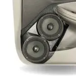 Front Door Custom Speaker Pods for the 2014-2020 Chevrolet Impala to hold Dual 6.5 in  speakers for car audio installation upgrade