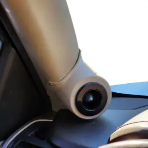 A-Pillar Custom Speaker Pods for the 2015-2020 Cadillac EscaladeESV Chevrolet Suburban Chevrolet Tahoe GMC Yukon to hold 3.5 in  speakers for car audio installation upgrade