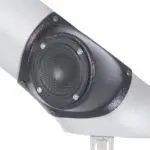 A-Pillar Custom Speaker Pods for the 2014-2019 Kia Soul to hold 3.5 in speakers for car audio installation upgrade