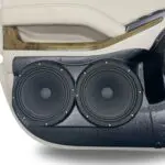 Front Door Custom Speaker Pods for the 2015-2020 Chevrolet Suburban Chevrolet Tahoe GMC Yukon to hold Dual 8.0 in  speakers for car audio installation upgrade