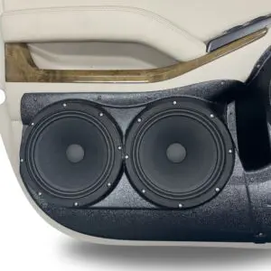 Front Door Custom Speaker Pods for the 2015-2020 Chevrolet Suburban Chevrolet Tahoe GMC Yukon to hold Dual 8.0 in  speakers for car audio installation upgrade