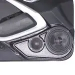 Front Door Custom Speaker Pods for the 2016-2024 Chevrolet Camaro to hold 6.5 in and 3.5 in  speakers for car audio installation upgrade