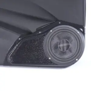 Front Door Custom Speaker Pods for the 2018-2023 BMW X1-X2 to hold 6.5 in  speakers for car audio installation upgrade