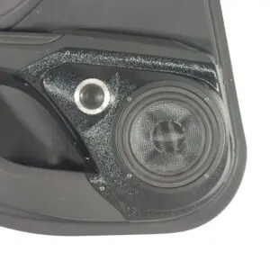 Rear Door Custom Speaker Pods for the 2018-2024 Toyota Camry to hold 6.5 in and 2.0 in  speakers for car audio installation upgrade