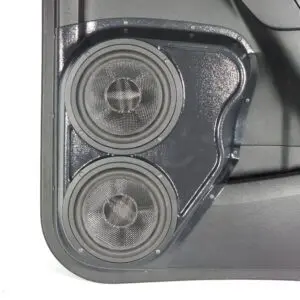 Rear Door Custom Speaker Pods for the 2019-2023 Ford Ranger to hold Dual 6.5 in  speakers for car audio installation upgrade