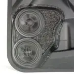 Front Door Custom Speaker Pods for the 2019-2023 Ford Ranger to hold Dual 6.5 in  speakers for car audio installation upgrade