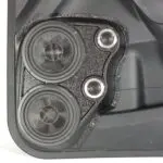 Front Door Custom Speaker Pods for the 2019-2023 Ford Ranger to hold Dual 6.5 in and Dual 2.0 in  speakers for car audio installation upgrade