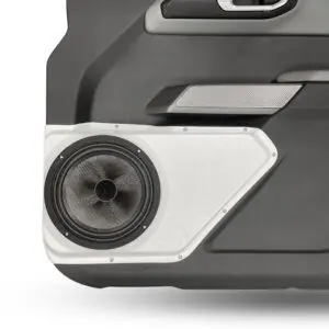 Front Door Custom Speaker Pods for the 2021-2023 Ford Bronco to hold 8.0 in  speakers for car audio installation upgrade