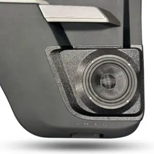 Rear Door Custom Speaker Pods for the 2021-2023 Ford Bronco to hold 6.5 in  speakers for car audio installation upgrade