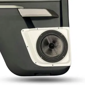Rear Door Custom Speaker Pods for the 2021-2023 Ford Bronco to hold 8.0 in  speakers for car audio installation upgrade