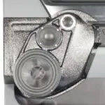 Front Door Custom Speaker Pods for the 2021-2026 Ford F-150 F-250F-350 to hold 6.5 in and 3.5 in and 2.0 in  speakers for car audio installation upgrade