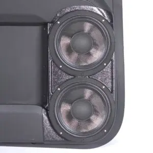 Rear Door Custom Speaker Pods for the 2023-2025 Chevrolet Silverado GMC Sierra to hold Dual 8.0 in  speakers for car audio installation upgrade