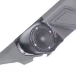 A-Pillar Custom Speaker Pods for the 2023-2025 Chevrolet Silverado GMC Sierra to hold 3.5 in  speakers for car audio installation upgrade