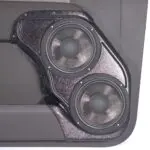 Front Door Custom Speaker Pods for the 2023-2025 Chevrolet Silverado GMC Sierra to hold Dual 8.0 in  speakers for car audio installation upgrade