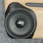 Front Door Custom Speaker Pods for the 1998-2000 Dodge Dakota Durango to hold 8.0 in speakers for car audio installation upgrade
