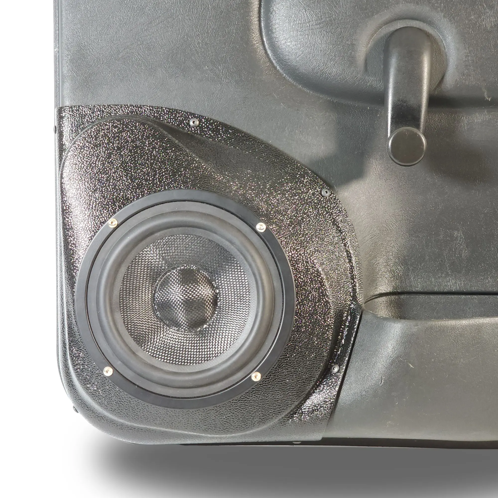 Custom Speaker Pods Single 6.5" Speaker Pods for 1998-2004 Chevrolet Blazer, S-10. GMC Jimmy, Sonoma center ortho Speaker Upgrade for the Front Door of your 1998-2004 Chevrolet Blazer, S-10. GMC Jimmy, Sonoma. Easy installation of a Single 6.5" Midrange for the most powerful car stereo possible.