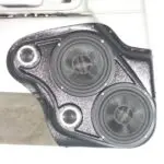 Front Door Custom Speaker Pods for the 1998-2002 Lincoln Towncar to hold Dual 6.5 in and Dual 2.0 in speakers for car audio installation upgrade