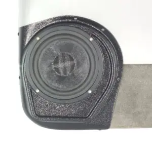 Rear Door Custom Speaker Pods for the 1998-2002 Lincoln Towncar to hold 6.5 in  speakers for car audio installation upgrade