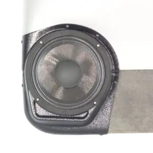 Rear Door Custom Speaker Pods for the 1998-2002 Lincoln Towncar to hold 8.0 in  speakers for car audio installation upgrade